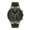 Thumbnail Image 1 of Men's Movado Bold® Chronograph Gold-Tone IP and Black Ceramic Watch with Black Dial (Model: 3600712)