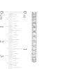2.00 CT. T.W. Diamond Inside-Out Hoop Earrings in Sterling Silver