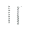 Thumbnail Image 0 of 1.00 CT. T.W. Diamond Drop Earrings in 10K White Gold