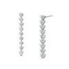 Thumbnail Image 1 of 1.00 CT. T.W. Diamond Drop Earrings in 10K White Gold