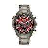 Thumbnail Image 0 of Men's Bulova Marine Star Chronograph Grey IP Watch with Red Dial (Model: 98B350)
