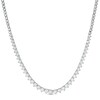 CT. T.W. Diamond Graduated Tennis Necklace in 10K White Gold