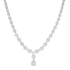 Thumbnail Image 1 of 3.03 CT. T.W. Composite Diamond Graduated "Y" Necklace in 10K White Gold
