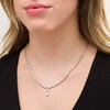 Thumbnail Image 2 of 3.03 CT. T.W. Composite Diamond Graduated "Y" Necklace in 10K White Gold