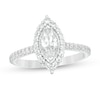 Thumbnail Image 1 of 0.95 CT. T.W. Marquise Diamond Frame Engagement Ring in 14K White Gold