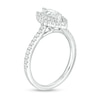 Thumbnail Image 3 of 0.95 CT. T.W. Marquise Diamond Frame Engagement Ring in 14K White Gold