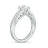 Thumbnail Image 3 of 1.20 CT. T.W. Oval and Princess-Cut Diamond Engagement Ring in 14K White Gold