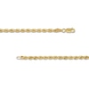 Thumbnail Image 3 of 3.15mm Evergreen Rope Chain Necklace in Hollow 10K Gold - 20"