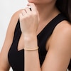 Thumbnail Image 2 of Italian Gold 3.5mm Wheat Chain Bracelet in Hollow 14K Gold - 7.5"
