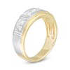 Thumbnail Image 3 of 0.50 CT. T.W. Diamond Seven Stone Wedding Band in 14K Two-Tone Gold