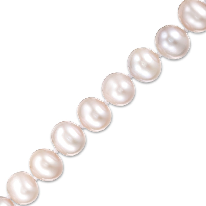 8.5-9.5mm Dyed Cultured Freshwater Pearl Strand Bracelet with Sterling Silver Clasp