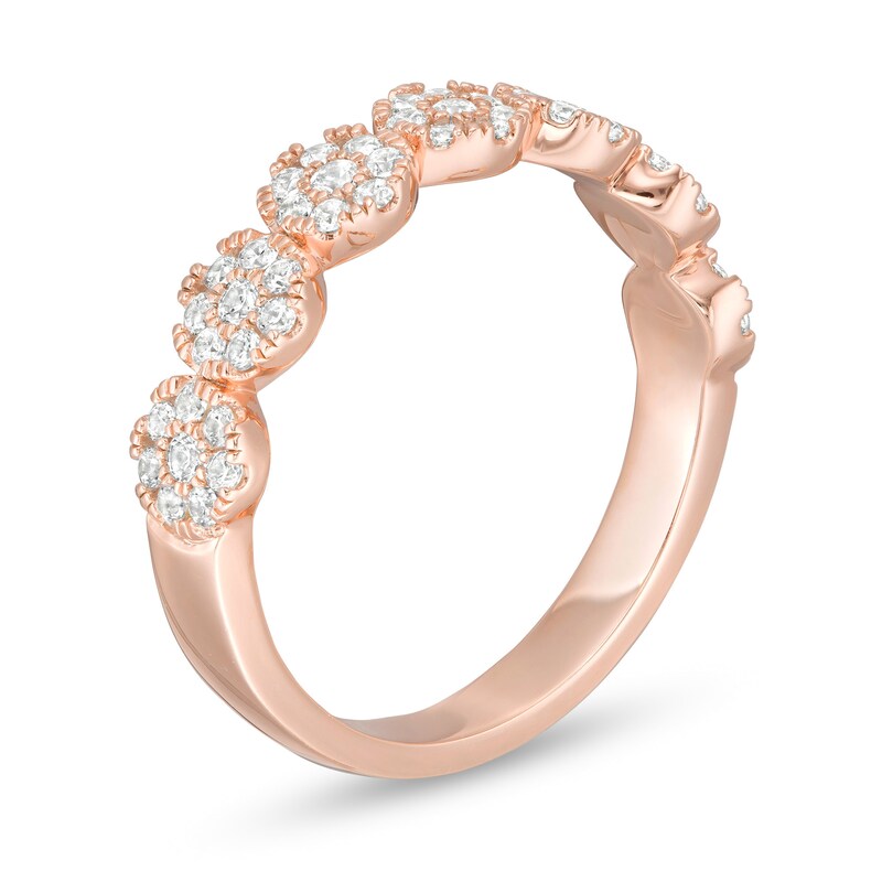 0.50 CT. T.W. Composite Diamond Anniversary Band in 10K Rose Gold|Peoples Jewellers