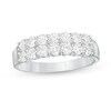 Thumbnail Image 1 of 1.00 CT. T.W. Diamond Double Row Anniversary Band in 14K White Gold