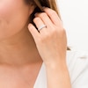 Thumbnail Image 2 of 1.00 CT. T.W. Diamond Double Row Anniversary Band in 14K White Gold