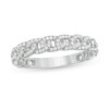 Thumbnail Image 1 of 0.25 CT. T.W. Diamond Chain Link Anniversary Band in 14K White Gold