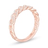 Thumbnail Image 3 of 0.25 CT. T.W. Diamond Chain Link Anniversary Band in 14K Rose Gold