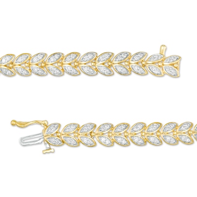 1.00 CT. T.W. Diamond Tennis Bracelet in 10K Gold