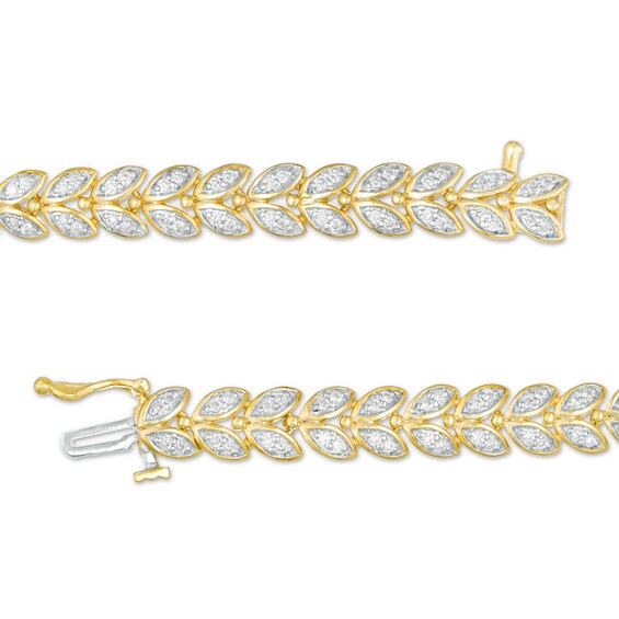 1.00 CT. T.W. Diamond Tennis Bracelet in 10K Gold