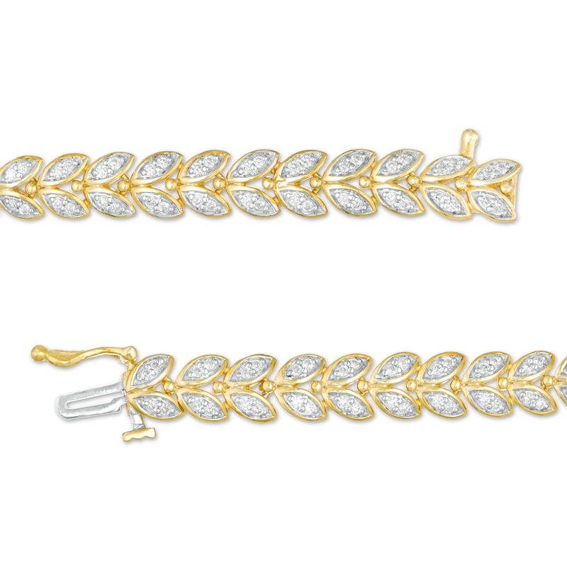 1.00 CT. T.W. Diamond Tennis Bracelet in 10K Gold|Peoples Jewellers