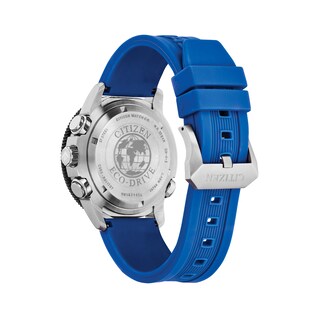 Men's Citizen Eco-Drive® Promaster Sailhawk Chronograph Strap Watch with Black Dial (Model: JR4068-01E)