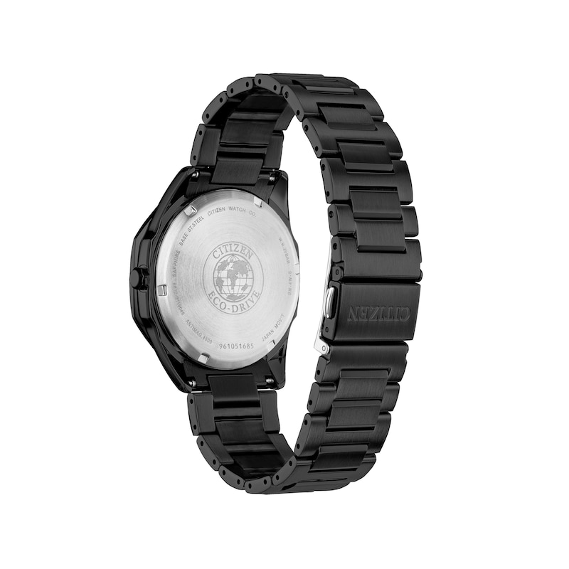 Men's Citizen Eco-Drive® Corso Diamond Accent Black IP Watch (Model: BM7495-59G)