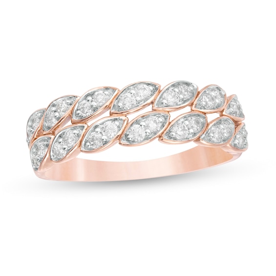 double row anniversary band