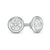 Thumbnail Image 0 of Marilyn Monroe™ Collection 0.18 CT. T.W. Diamond Solitaire Stud Earrings in 10K White Gold