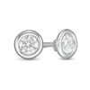 Thumbnail Image 1 of Marilyn Monroe™ Collection 0.18 CT. T.W. Diamond Solitaire Stud Earrings in 10K White Gold