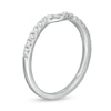 Thumbnail Image 3 of Trouvaille Collection 0.25 CT. T.W. Diamond Coordinating Contour Wedding Band in 18K White Gold