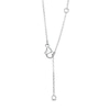 Thumbnail Image 3 of Marilyn Monroe™ Collection 0.18 CT. Solitaire Necklace in 10K White Gold