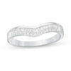 Thumbnail Image 0 of 0.23 CT. T.W. Diamond Contour Anniversary Band in 10K White Gold