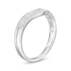 Thumbnail Image 3 of 0.23 CT. T.W. Diamond Contour Anniversary Band in 10K White Gold