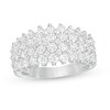 2.00 CT. T.W. Diamond Multi-Row Anniversary Band in 10K White Gold