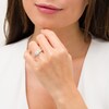 1.00 CT. T.W. Certified Canadian Diamond Frame Split Shank Engagement Ring in 14K White Gold (I/I2)