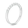 0.30 CT. T.W. Diamond Nine Stone Twist Anniversary Band in 10K White Gold