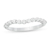 0.30 CT. T.W. Diamond Contour Anniversary Band in 10K White Gold