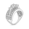 Thumbnail Image 3 of 2.95 CT. T.W. Diamond Past Present Future® Engagement Ring in 14K White Gold (I/I2)