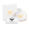 Thumbnail Image 4 of Wonder Woman™ Collection 0.115 CT. T.W. Diamond Symbol Necklace in 10K Gold