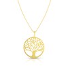 Thumbnail Image 1 of Tree of Life Circle Pendant in 10K Gold