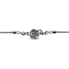 Thumbnail Image 2 of Enchanted Disney Villains Maleficent 0.145 CT. T.W. Black Diamond Rose Bolo Bracelet in Black Sterling Silver