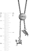 Thumbnail Image 3 of Enchanted Disney Villains Maleficent 0.145 CT. T.W. Black Diamond Rose Bolo Bracelet in Black Sterling Silver