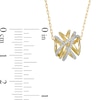 Thumbnail Image 2 of Wonder Woman™ Collection 0.07 CT. T.W. Diamond Themyscira Island Pendant in 10K Gold