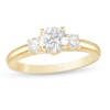 Thumbnail Image 0 of 0.98 CT. T.W. Diamond Past Present Future® Engagement Ring in 14K Gold