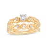Thumbnail Image 0 of 0.29 CT. T.W. Diamond Vine Bridal Set in 10K Gold