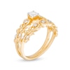 Thumbnail Image 2 of 0.29 CT. T.W. Diamond Vine Bridal Set in 10K Gold