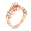 Thumbnail Image 2 of 0.29 CT. T.W. Diamond Vine Bridal Set in 10K Rose Gold