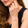 Thumbnail Image 1 of Diamond Accent Cat Ears Bolo Bracelet in Sterling Silver - 9.5"