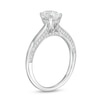 Thumbnail Image 2 of 0.95 CT. T.W. Oval Diamond Engagement Ring in 14K White Gold