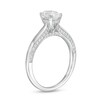 Thumbnail Image 2 of 0.95 CT. T.W. Oval Diamond Engagement Ring in 14K White Gold