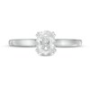 Thumbnail Image 4 of 0.95 CT. T.W. Oval Diamond Engagement Ring in 14K White Gold